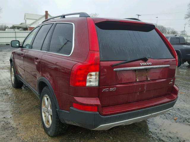 YV4CZ982871369624 - 2007 VOLVO XC90 3.2 BURGUNDY photo 3