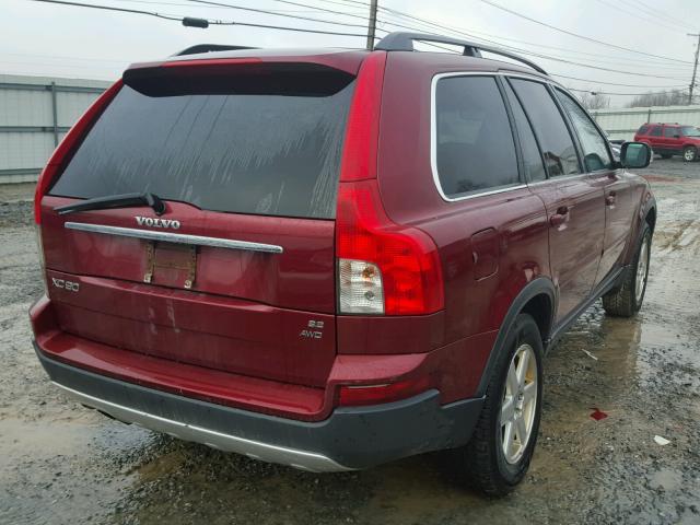 YV4CZ982871369624 - 2007 VOLVO XC90 3.2 BURGUNDY photo 4