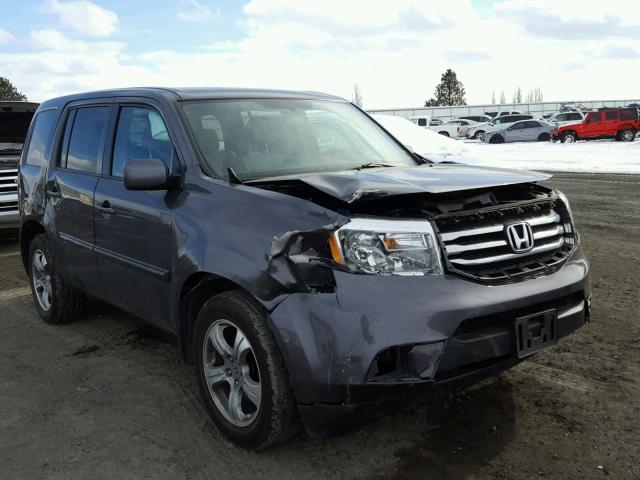 5FNYF4H46EB052645 - 2014 HONDA PILOT EX CHARCOAL photo 1