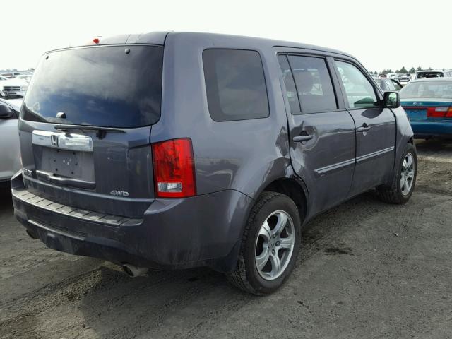 5FNYF4H46EB052645 - 2014 HONDA PILOT EX CHARCOAL photo 4