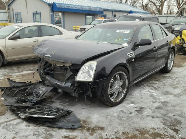 1G6DW6ED0B0160903 - 2011 CADILLAC STS LUXURY BLACK photo 2