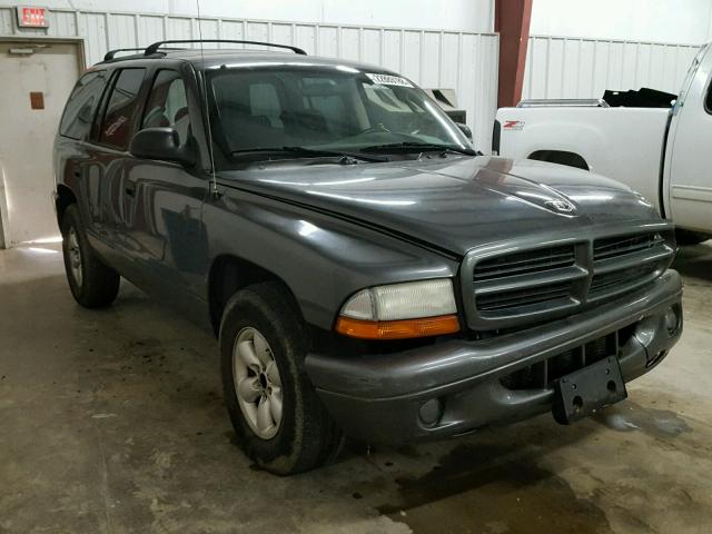 1D4HR38N33F587308 - 2003 DODGE DURANGO SP CHARCOAL photo 1