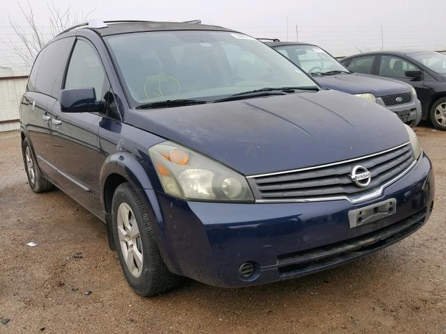 5N1BV28U77N112557 - 2007 NISSAN QUEST S BLUE photo 1