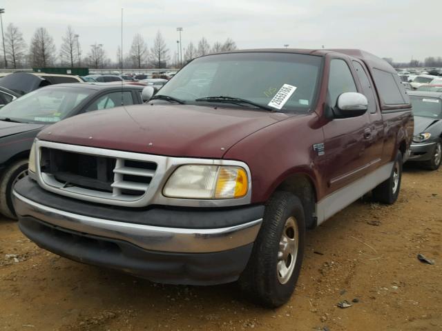 1FTRX17W4XNC12674 - 1999 FORD F150 MAROON photo 2