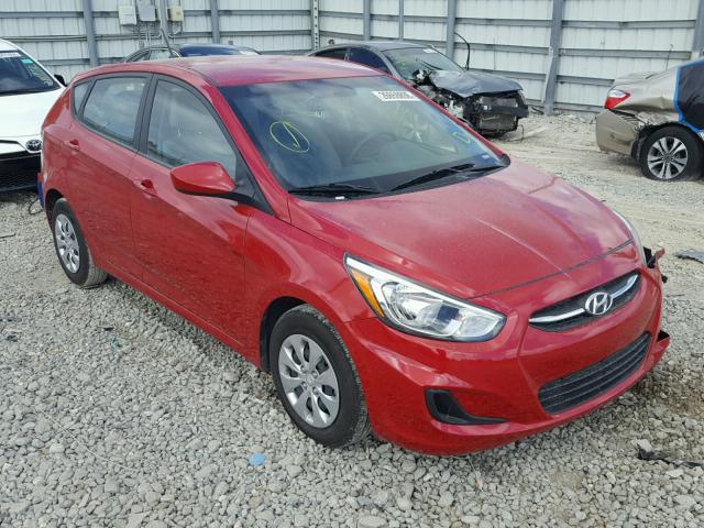 KMHCT5AE7HU337485 - 2017 HYUNDAI ACCENT SE RED photo 1