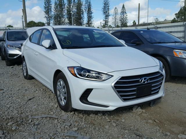 5NPD74LFXHH140897 - 2017 HYUNDAI ELANTRA SE WHITE photo 1