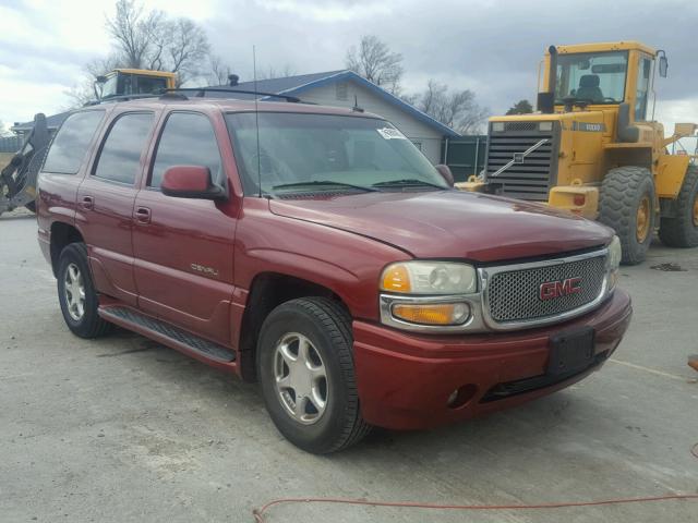 1GKEK63U12J311374 - 2002 GMC DENALI MAROON photo 1