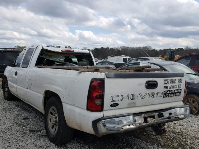 1GCEC19T86E138266 - 2006 CHEVROLET SILVERADO WHITE photo 3