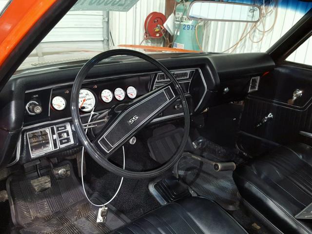 136800K151667 - 1970 CHEVROLET EL CAMINO ORANGE photo 10