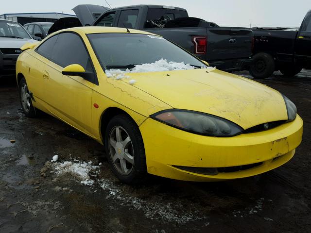 1ZWFT61L6Y5639763 - 2000 MERCURY COUGAR V6 YELLOW photo 1