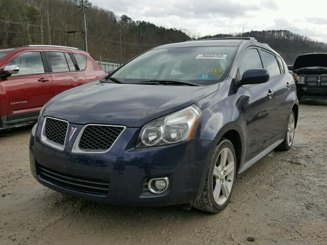 5Y2SM67059Z477327 - 2009 PONTIAC VIBE BLUE photo 2