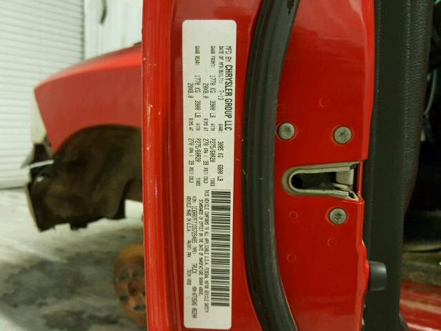 1C6RR7FT1DS725485 - 2013 RAM 1500 ST RED photo 10