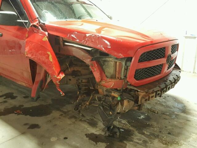 1C6RR7FT1DS725485 - 2013 RAM 1500 ST RED photo 9