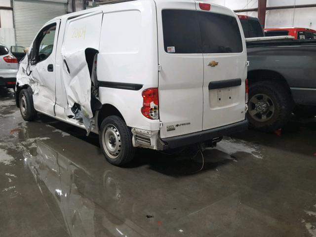 3N63M0YN3FK710638 - 2015 CHEVROLET CITY EXPRE WHITE photo 3