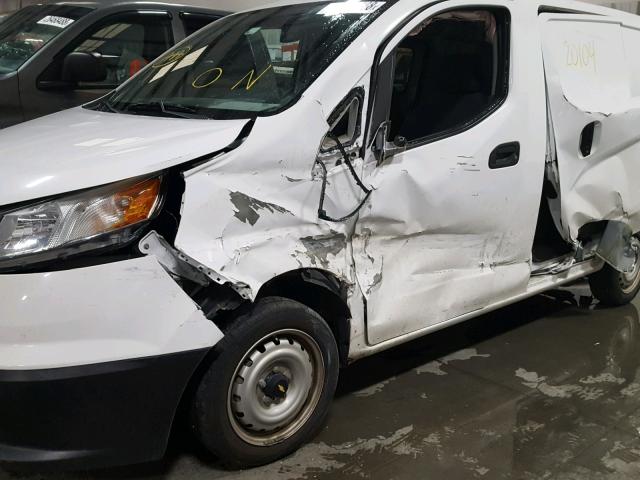 3N63M0YN3FK710638 - 2015 CHEVROLET CITY EXPRE WHITE photo 9