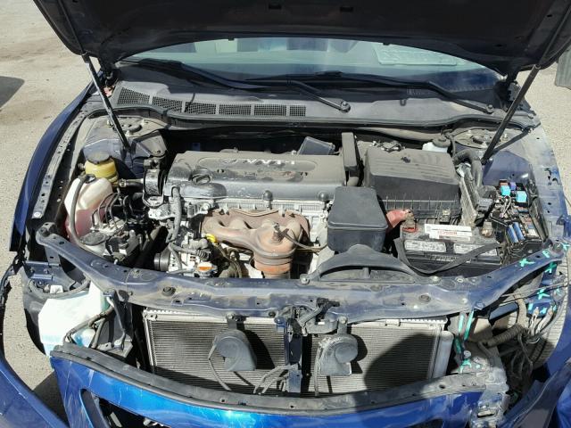 4T1BE46K47U055821 - 2007 TOYOTA CAMRY NEW BLUE photo 7