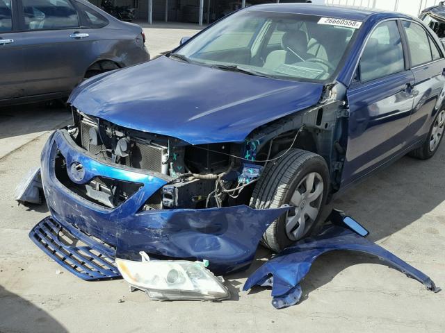 4T1BE46K47U055821 - 2007 TOYOTA CAMRY NEW BLUE photo 9