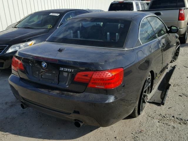 WBADX7C56BE581004 - 2011 BMW 335 I BLACK photo 4