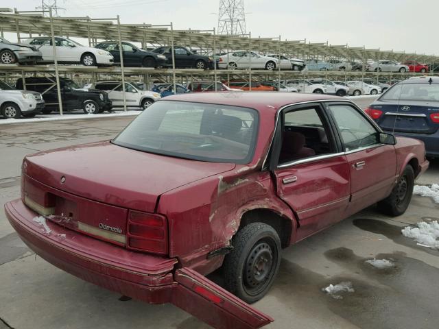 1G3AJ55M1S6399950 - 1995 OLDSMOBILE CIERA SL RED photo 4