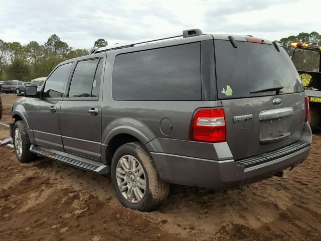 1FMJK2A55CEF08911 - 2012 FORD EXPEDITION GRAY photo 3