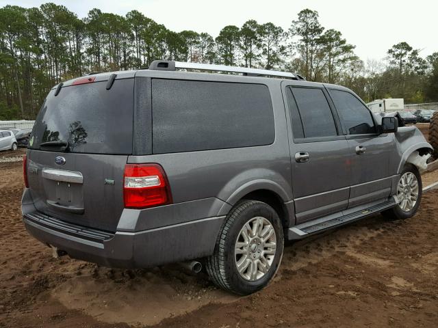 1FMJK2A55CEF08911 - 2012 FORD EXPEDITION GRAY photo 4