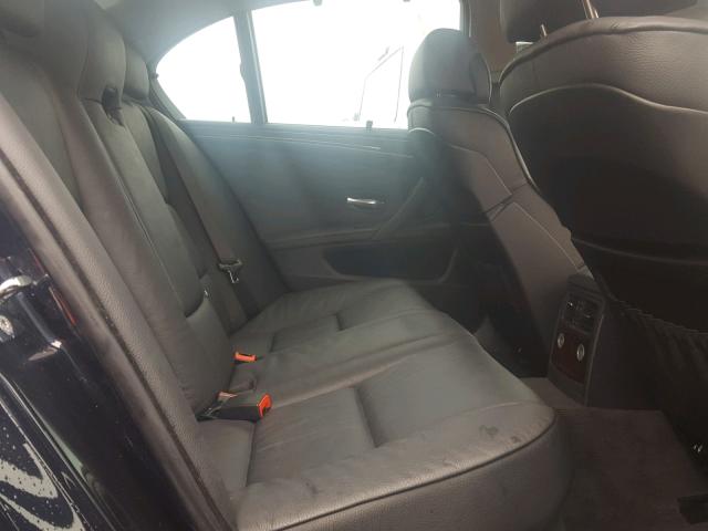 WBANW53548CT48920 - 2008 BMW 550 I BLUE photo 6