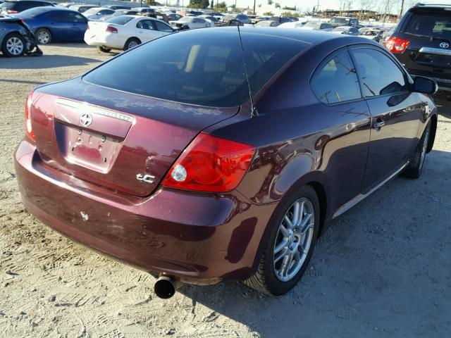 JTKDE167170166723 - 2007 TOYOTA SCION TC 栗色 照片 4