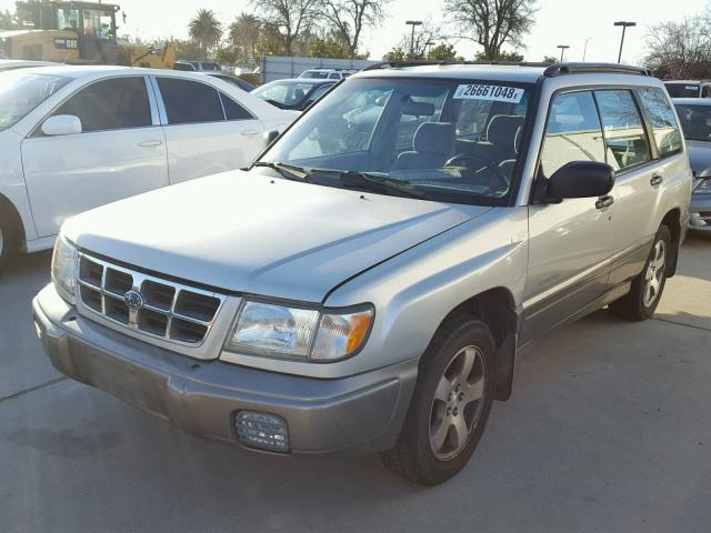JF1SF6551YH731151 - 2000 SUBARU FORESTER S SILVER photo 2