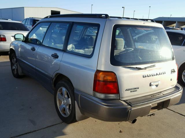 JF1SF6551YH731151 - 2000 SUBARU FORESTER S SILVER photo 3