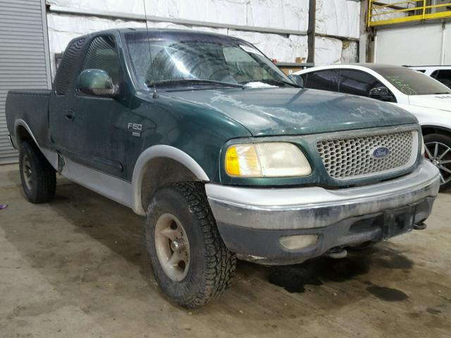 1FTRX18L3XKA79282 - 1999 FORD F150 GREEN photo 1