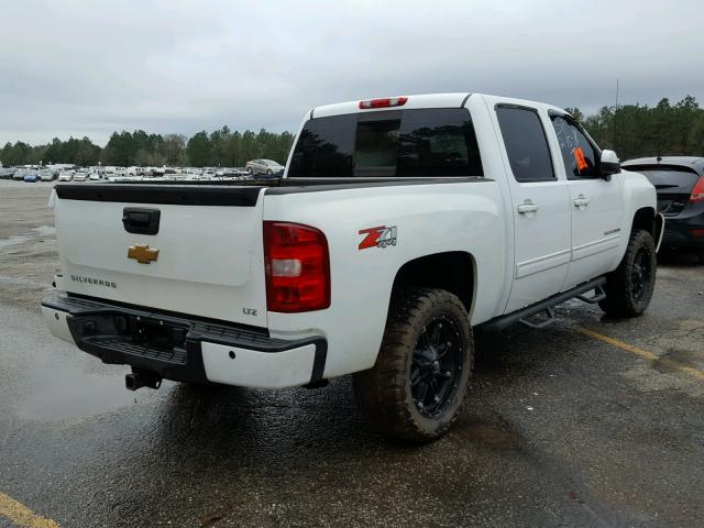 3GCPKTE75DG365047 - 2013 CHEVROLET SILVERADO WHITE photo 4