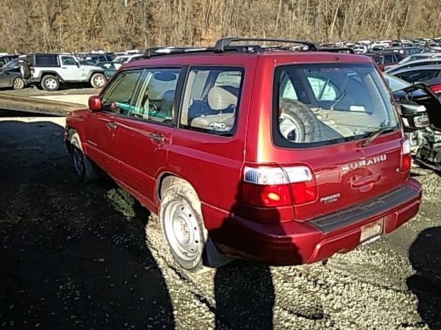 JF1SF65632H729658 - 2002 SUBARU FORESTER S Qırmızı foto 3