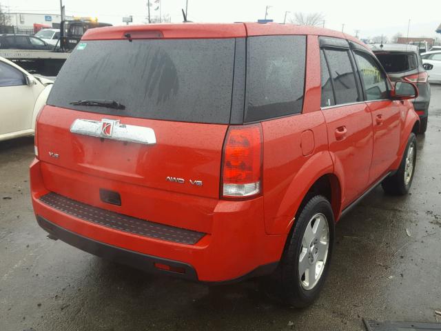 5GZCZ63407S855542 - 2007 SATURN VUE RED photo 4