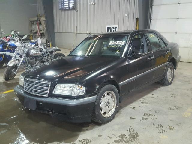 WDBHA24G1XA786915 - 1999 MERCEDES-BENZ C 230 BLACK photo 2