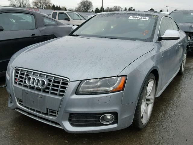 WAURV78T69A021164 - 2009 AUDI S5 QUATTRO GRAY photo 2