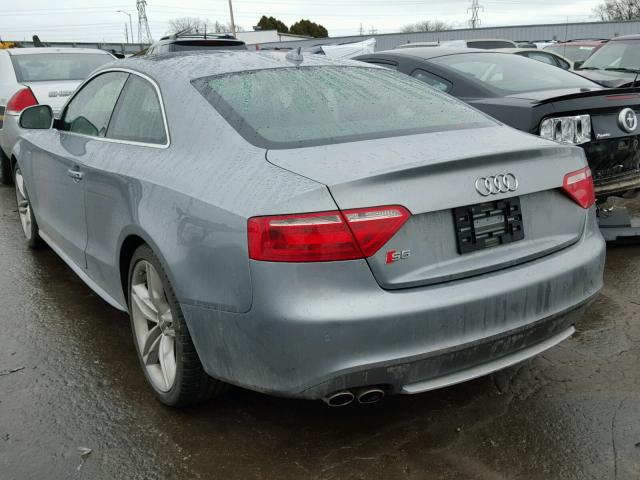 WAURV78T69A021164 - 2009 AUDI S5 QUATTRO GRAY photo 3