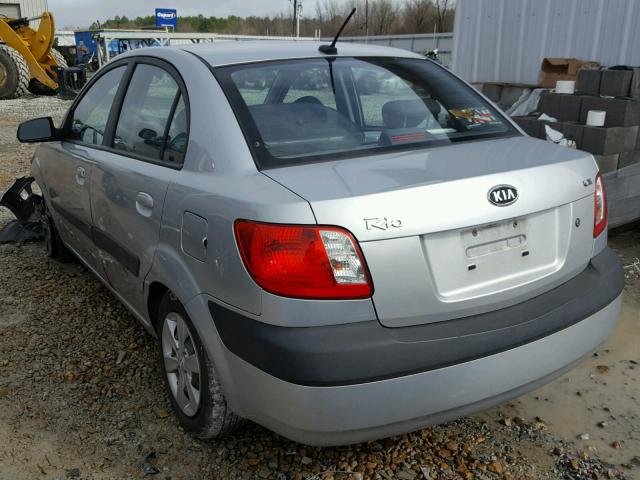 KNADE223996460321 - 2009 KIA RIO BASE SILVER photo 3