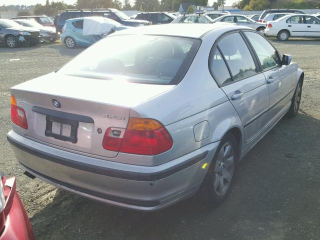 WBAAV33471FU94276 - 2001 BMW 325 I SILVER photo 4