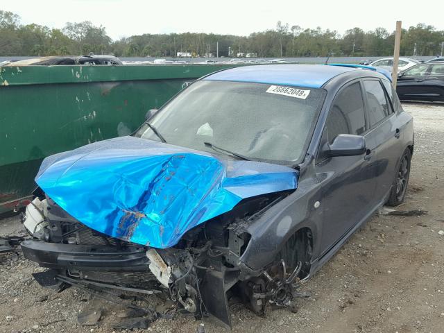 JM1BK34LX81145996 - 2008 MAZDA SPEED 3 BLUE photo 2