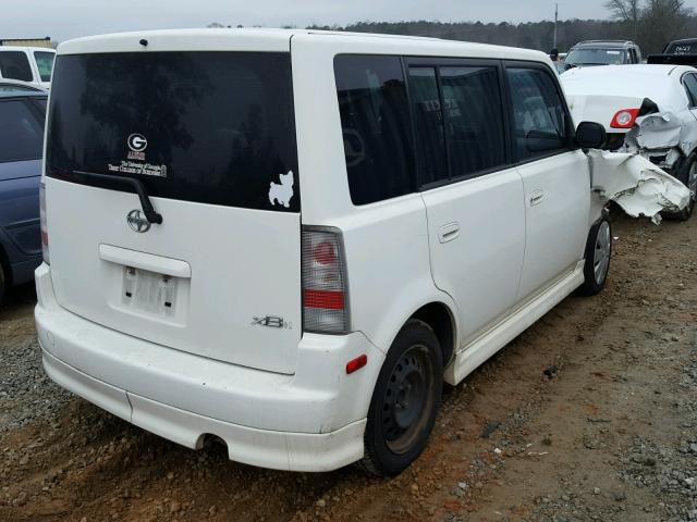 JTLKT324964041413 - 2006 SCION XB WHITE photo 4