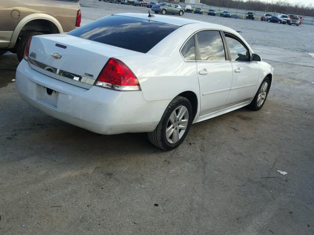 2G1WA5EK8B1239990 - 2011 CHEVROLET IMPALA LS WHITE photo 4