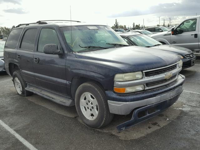 1GNEC13TX4R301358 - 2004 CHEVROLET TAHOE C150 BLUE photo 1