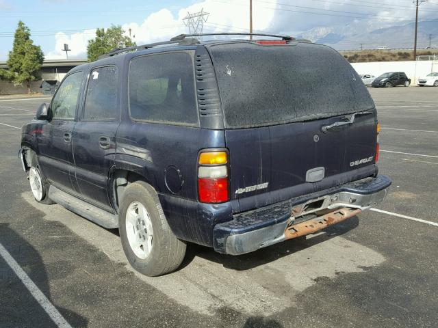 1GNEC13TX4R301358 - 2004 CHEVROLET TAHOE C150 BLUE photo 3