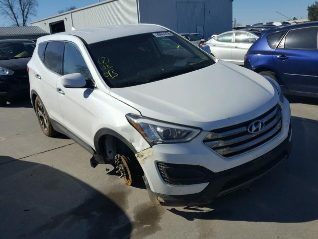 5XYZTDLB8GG339001 - 2016 HYUNDAI SANTA FE S WHITE photo 1