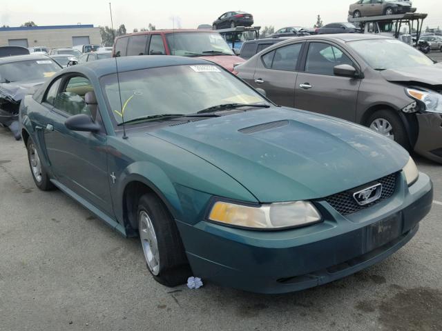 1FAFP4049YF278698 - 2000 FORD MUSTANG GREEN photo 1