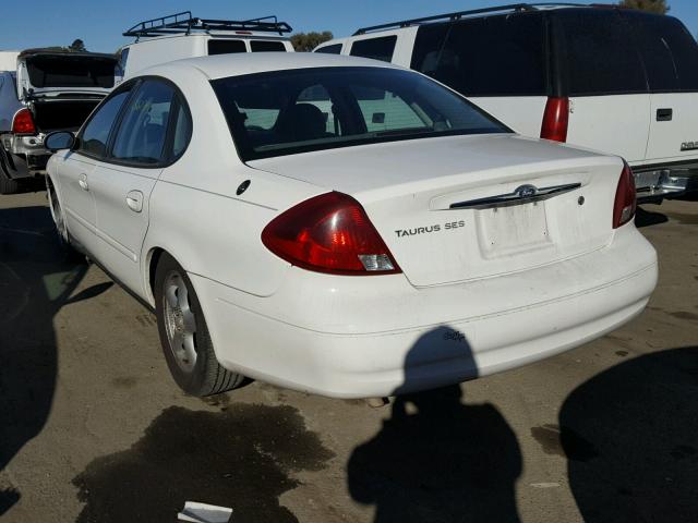 1FAFP55203A182106 - 2003 FORD TAURUS SES WHITE photo 3