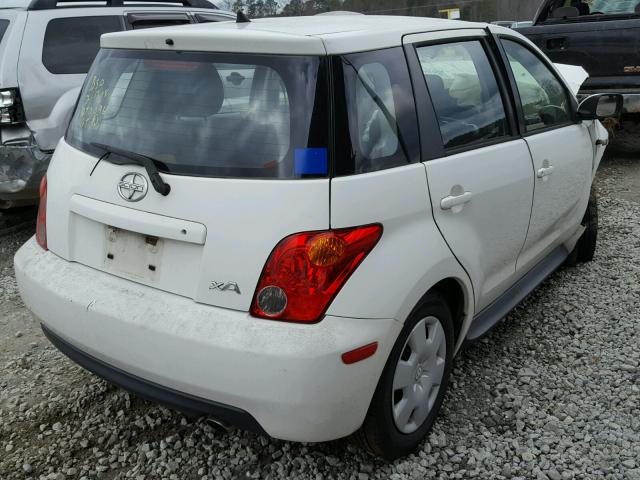 JTKKT624540069316 - 2004 TOYOTA SCION XA WHITE photo 4