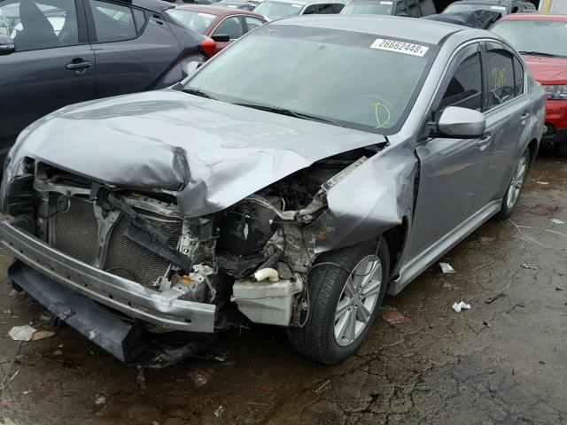 4S3BMBB66A3223492 - 2010 SUBARU LEGACY 2.5 GRAY photo 2