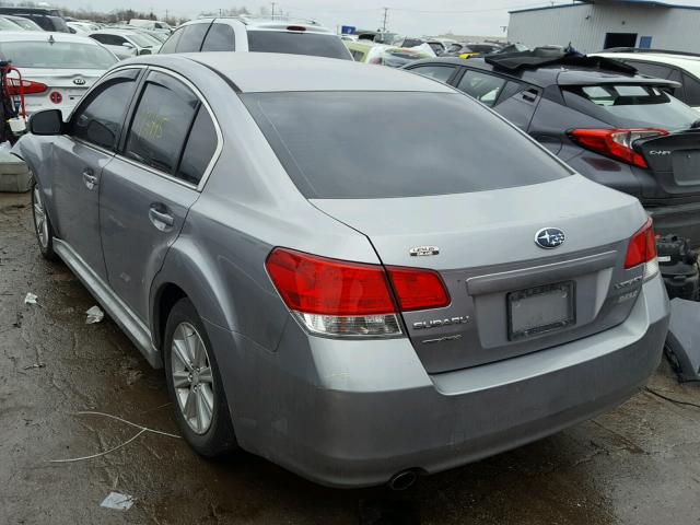 4S3BMBB66A3223492 - 2010 SUBARU LEGACY 2.5 GRAY photo 3