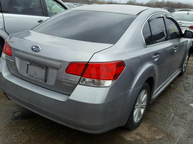 4S3BMBB66A3223492 - 2010 SUBARU LEGACY 2.5 GRAY photo 4